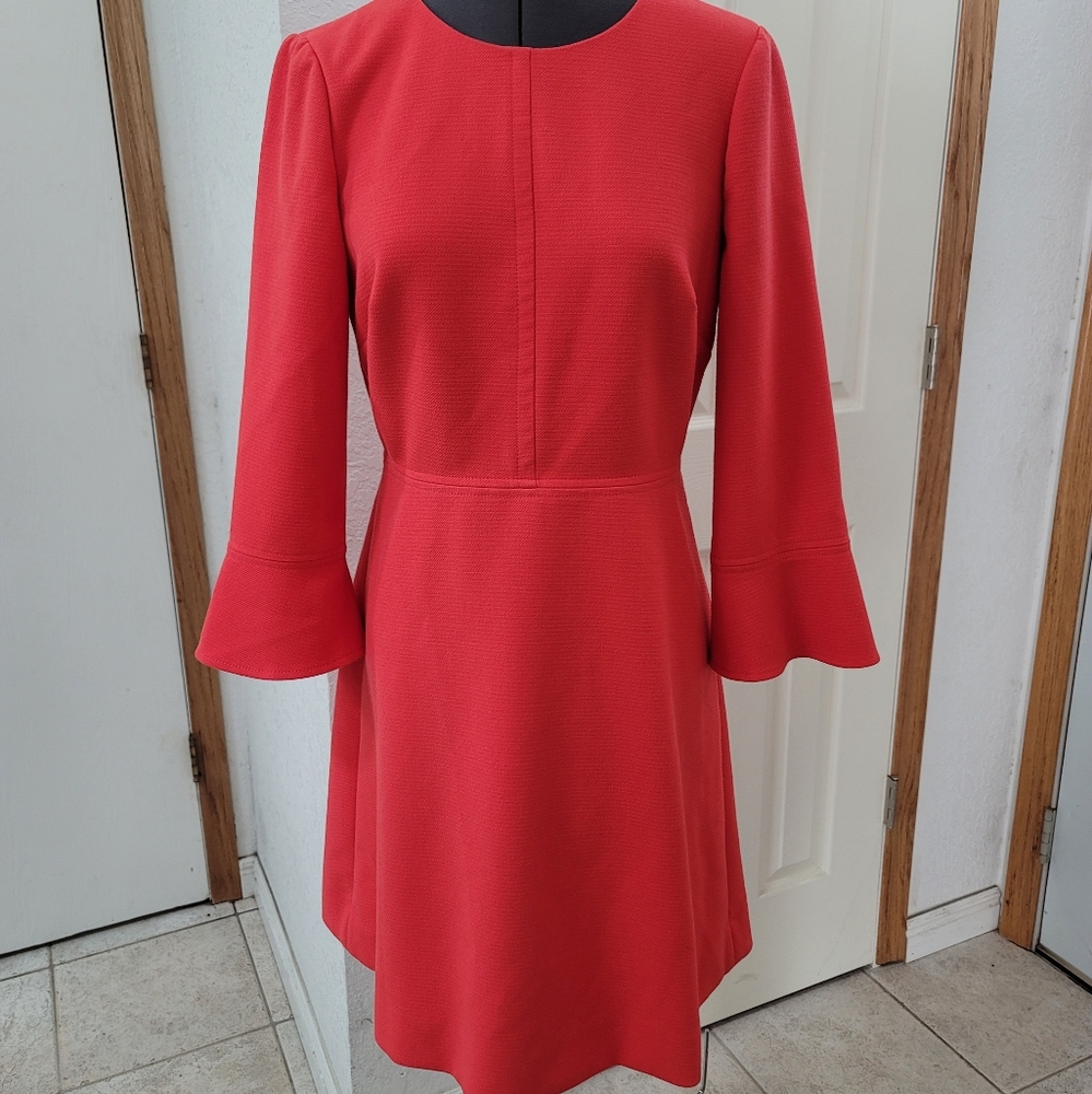 J. Crew red/orange dress